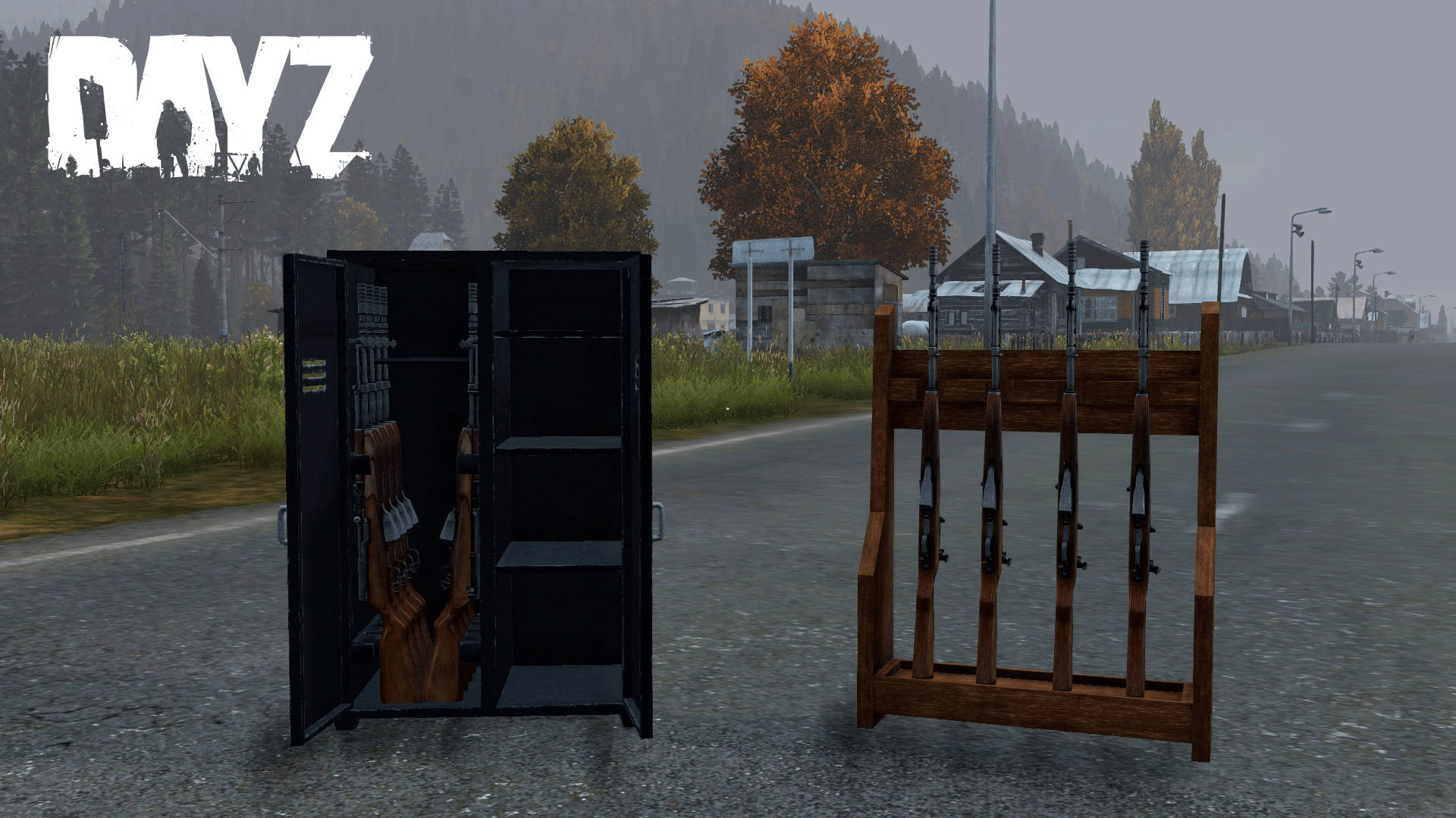 dayz new weapon cabinet and gun rack