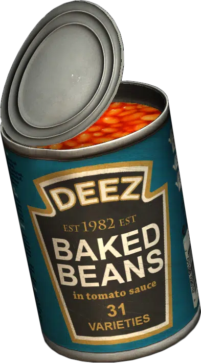 Canned Baked Beans opened