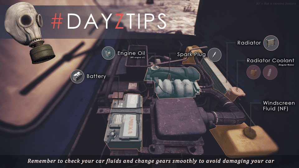 DayzTips 4 Brake fluid That explains a lot