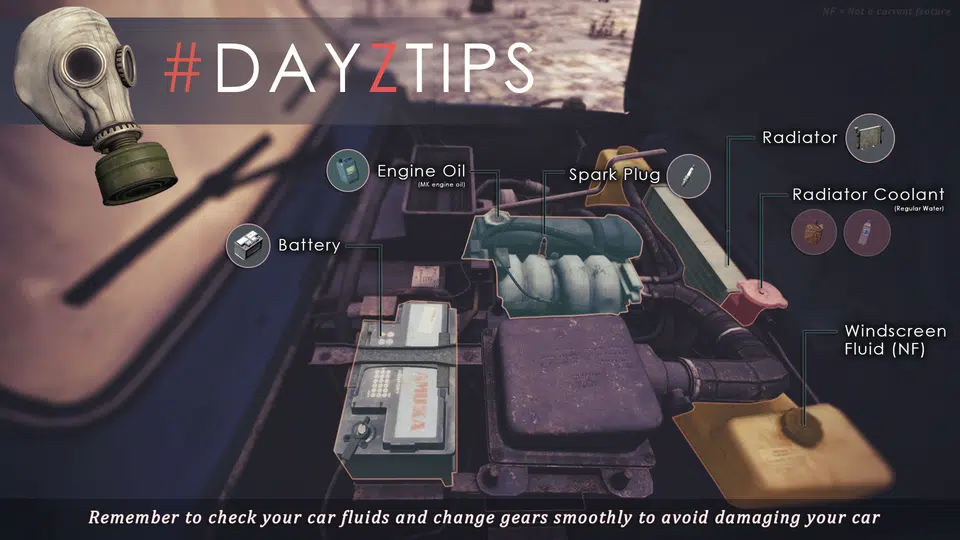 DayzTips 4 Brake fluid That explains a lot